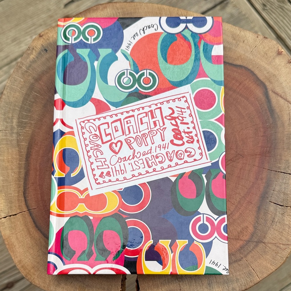 Poppy Hardcover Paper bound Notebook. New